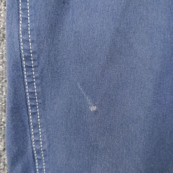 Euro Star Women's Equestrian Breeches Pants Blue S 5-Pocket Zip Fly Tapered Leg - Picture 9 of 13